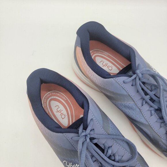 Ryka Sneakers Devotion Devo Plus‎ 2 Womens Size 9W Walking Blue Pink - Picture 2 of 6